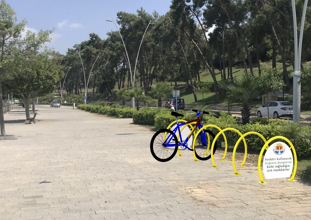 Bisiklet Park Yeri Tasarımları